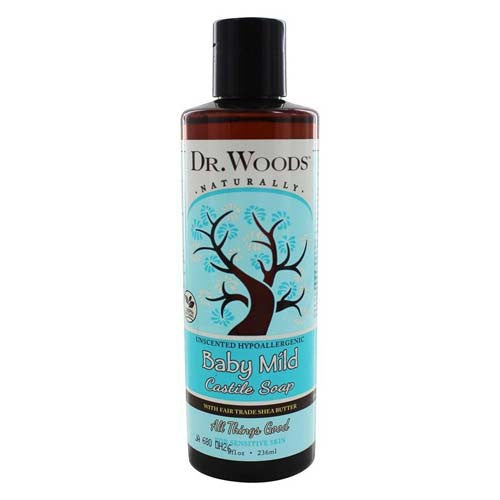 Dr.Woods Shea Vision Baby Mild Castile Soap - 8 Oz
